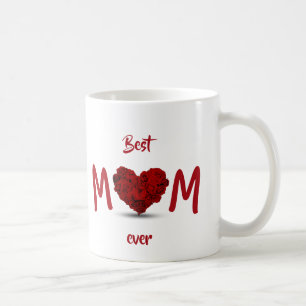 Beste mama ooit Roos Heart Bouquet - Mok