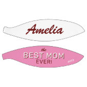 Beste mama ooit roze moeders dag aangepaste naam basketbal (Panelen)