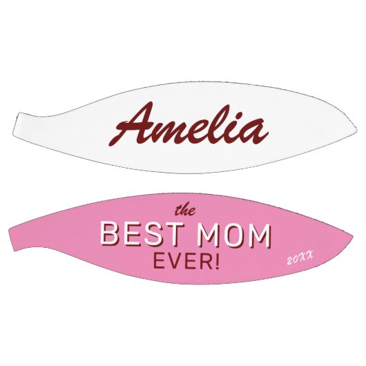 Beste mama ooit roze moeders dag aangepaste naam basketbal (Panelen)