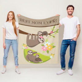 Beste mama ooit schattig luiaard deken