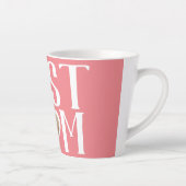 Beste mama ooit | Schattige 1 foto Happy Mothers D Latte Mok (Rechts)