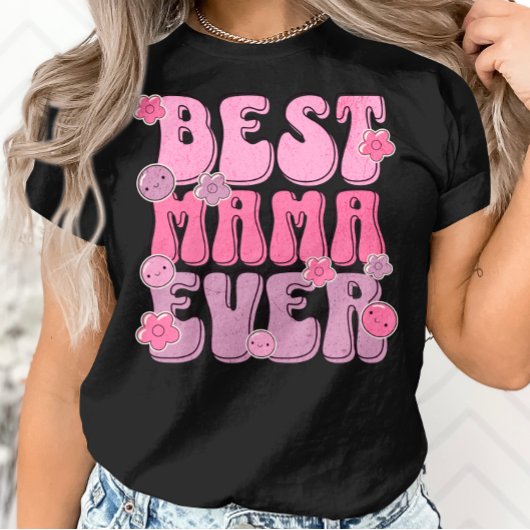 Beste mama ooit - Schattigee Moederdag waardering T-shirt