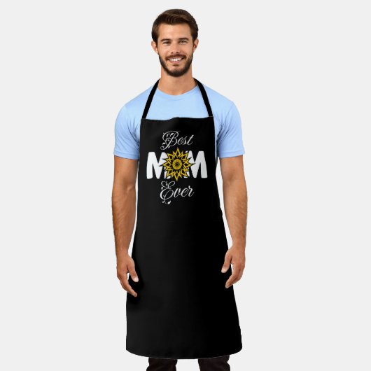 Beste mama ooit schort (Gedragen)