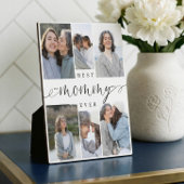 Beste Mama ooit Script 6 Fotocollage Keepsake Fotoplaat