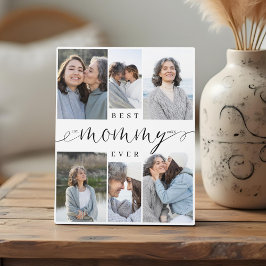 Beste Mama ooit Script 6 Fotocollage Keepsake Fotoplaat