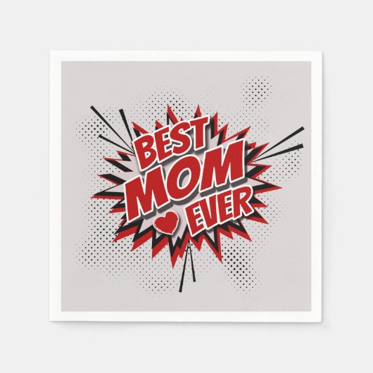 Beste mama ooit servet (Voorkant)