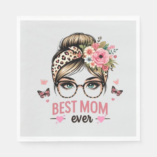 Beste mama ooit servet (Voorkant)