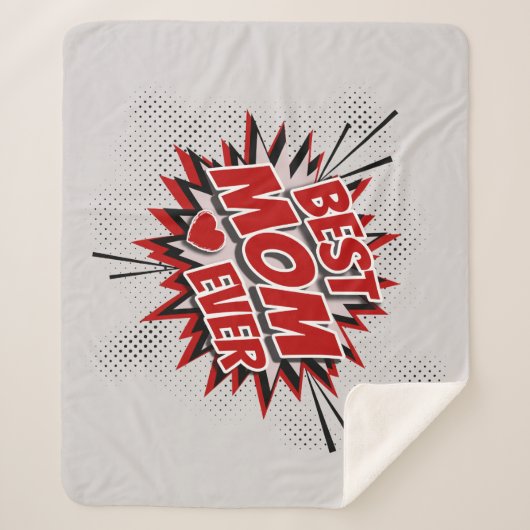 Beste mama ooit sherpa deken (Voorkant)