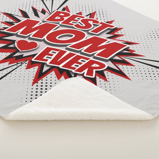 Beste mama ooit sherpa deken (3/4)