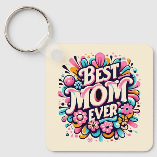 Beste mama ooit sleutelhanger (Voorkant)