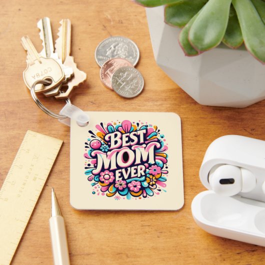 Beste mama ooit sleutelhanger (Bureau)