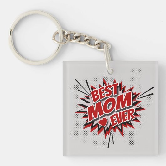 Beste mama ooit sleutelhanger (voorkant)