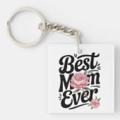 "Beste mama ooit" Sleutelhanger (voorkant)