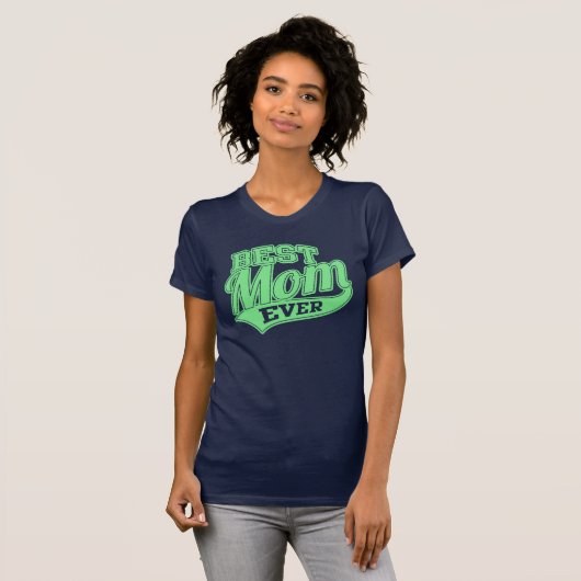 Beste mama ooit SuperMam T-shirt (Voorkant volledig)