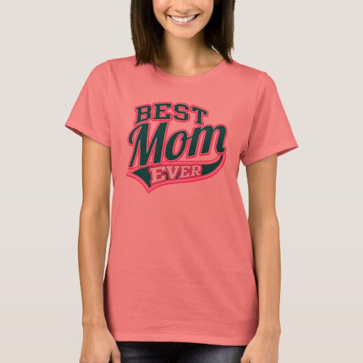 Beste mama ooit SuperMam T-shirt (Voorkant)