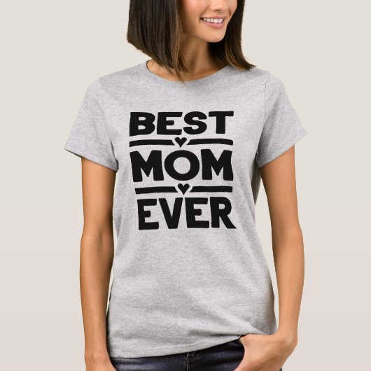 Beste mama ooit t-shirt (Voorkant)