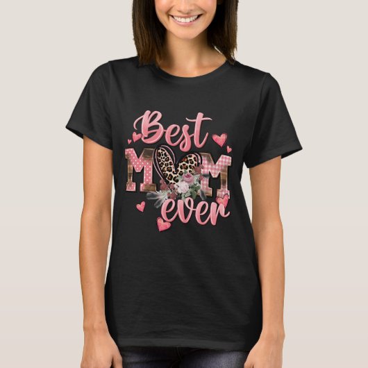 Beste mama ooit T-Shirt (Voorkant)