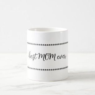 Beste mama ooit tekst en stippen koffiemok