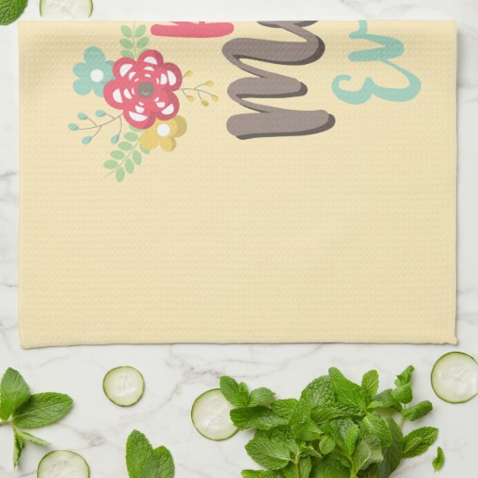 Beste mama ooit theedoek (Gevouwen)