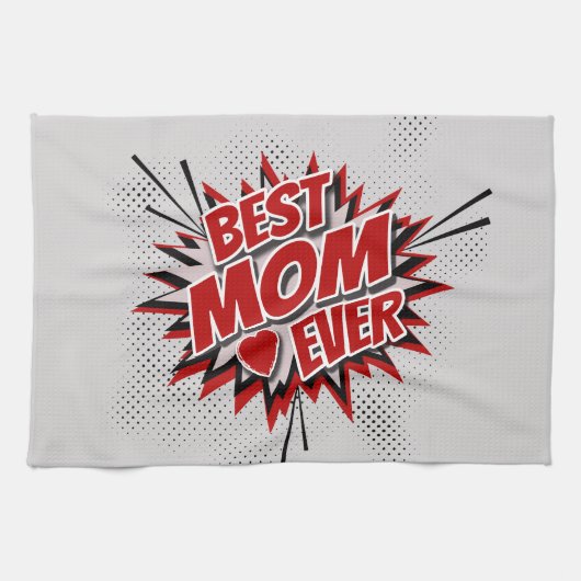 Beste mama ooit theedoek (Horizontaal)