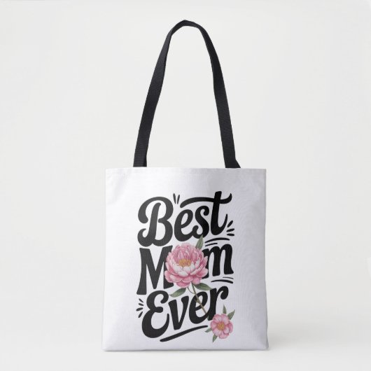 "Beste mama ooit" Tote Bag (Voorkant)