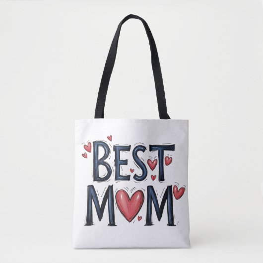 Beste mama ooit tote bag (Voorkant)