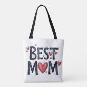 Beste mama ooit tote bag (Achterkant)