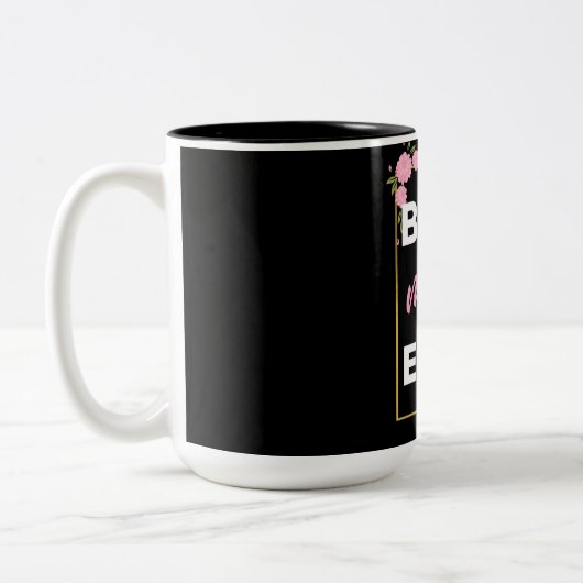 Beste mama ooit tweekleurige koffiemok (Links)