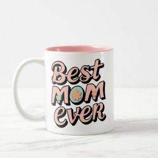 Beste mama ooit tweekleurige koffiemok