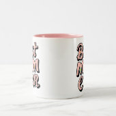 Beste mama ooit tweekleurige koffiemok (Center)