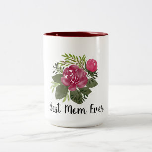 Beste mama ooit tweekleurige koffiemok