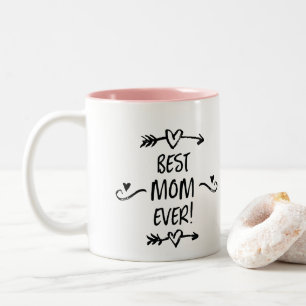 Beste mama ooit tweekleurige koffiemok