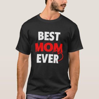 Beste mama ooit Valentijnsdag-overeenstemmingsfami T-shirt