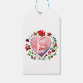 Beste mama ooit, Verjaardag- Moederdag Gift Cadeaulabel (Voorkant)