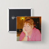 Beste mama ooit vierkante button 5,1 cm (Voorkant /achterkant)