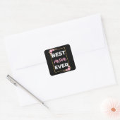 Beste mama ooit vierkante sticker (Envelop)