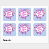 Beste mama ooit vierkante sticker (Vel)