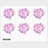 Beste mama ooit vierkante sticker (Vel)