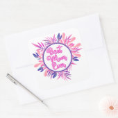 Beste mama ooit vierkante sticker (Envelop)