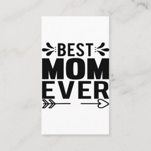 Beste mama ooit! visitekaartje