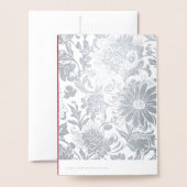 Beste mama ooit | Viva Magenta | Floral-Moederdag Folie Kaarten (Met envelop)