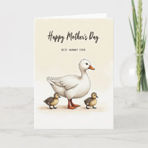 Beste mama ooit Vogel kaart