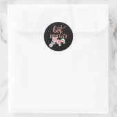 Beste mama ooit. Waterverf Flowers Sticker (Tas)