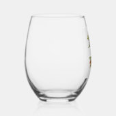 Beste mama ooit wijnglas zonder voet (Rechts)