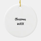 Beste mama ooit Word Art Keepslag Keramisch Ornament (Achterkant)