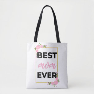 Beste mama ooit zwart tote bag