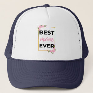Beste mama ooit zwart trucker pet