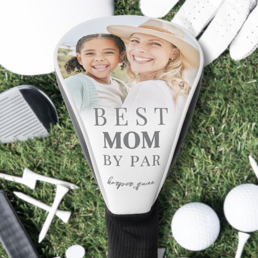 Beste mama op foto golfheadcover