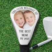 Beste mama op foto golfheadcover