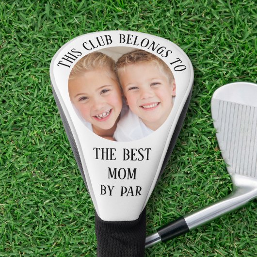 Beste mama op foto golfheadcover